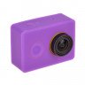 Силиконовый чехол для экшн камеры Xiaomi Yi (фиолетовый) 1243 - Силиконовый чехол для экшн камеры Xiaomi Yi (фиолетовый) 1243